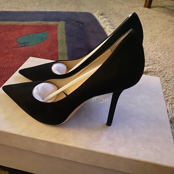 Jimmy Choo Shoes - Jimmy Choo Black Suede Heels. NWT